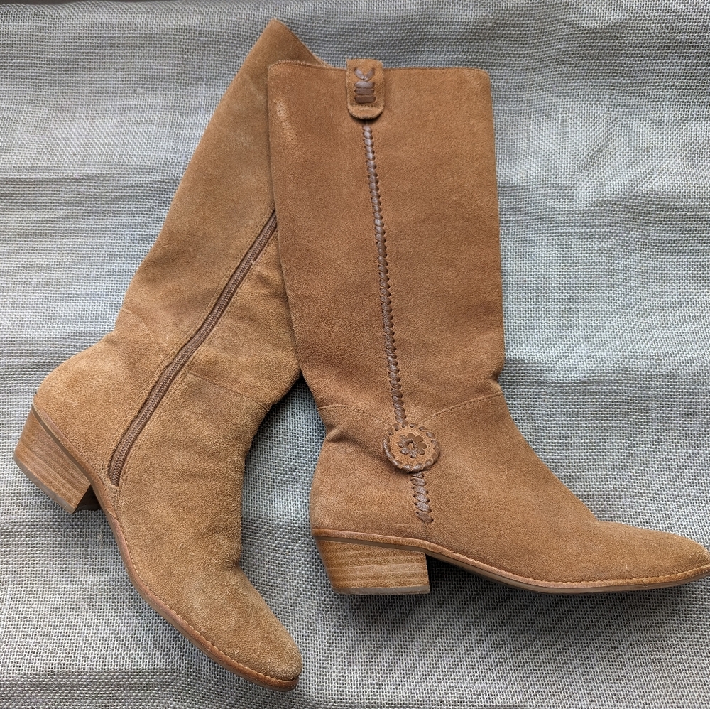 Jack Rogers Sawyer Suede Tall Boots